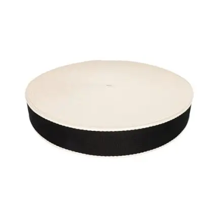 Taśma nośna w paski 38mm (2T) czarna