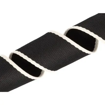 Taśma nośna w paski 38mm (2T) czarna