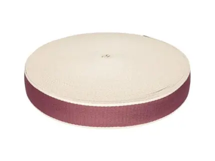 Taśma nośna w paski 38mm (2T) wrzos ciemny