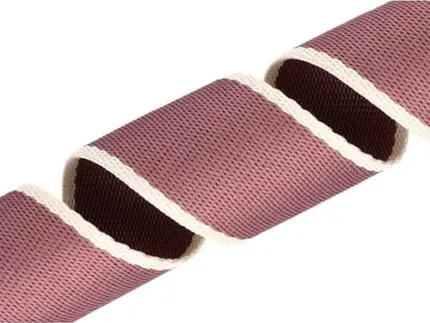 Taśma nośna w paski 38mm (2T) wrzos ciemny