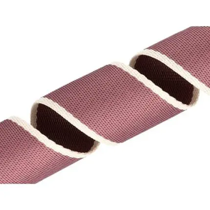 Taśma nośna w paski 38mm (2T) wrzos ciemny