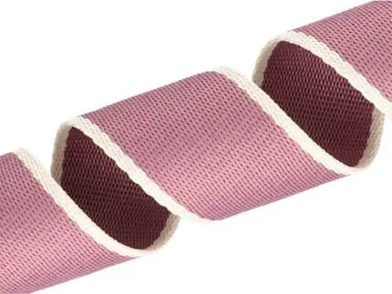 Taśma nośna w paski 38mm (2T) wrzos jasny