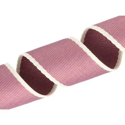 Taśma nośna w paski 38mm (2T) wrzos jasny