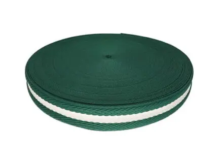Taśma nośna w paski 38mm (3D) ciemnozielona