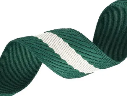 Taśma nośna w paski 38mm (3D) ciemnozielona