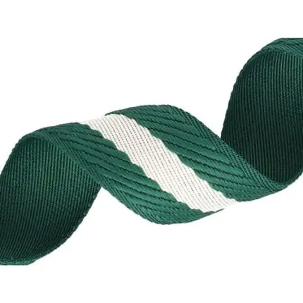 Taśma nośna w paski 38mm (3D) ciemnozielona