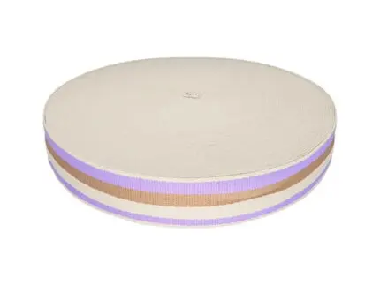 Taśma nośna w paski 38mm (3T) lilia