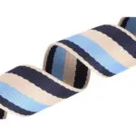 Taśma nośna w paski 38mm (3T) niebieska