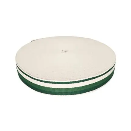 Taśma nośna w paski 38mm (3T) zielona