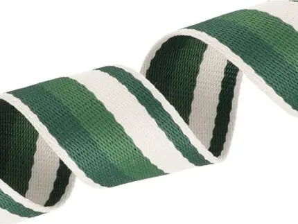 Taśma nośna w paski 38mm (3T) zielona