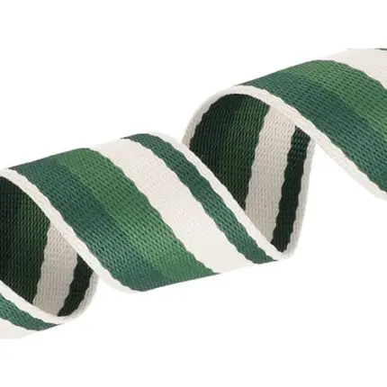 Taśma nośna w paski 38mm (3T) zielona