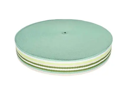 Taśma nośna w paski 38mm (5T) limonka