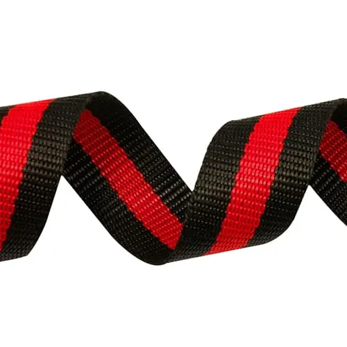 tasma-nosna-w-paski-40mm-czarno-czerwona Taśma nośna w paski 40mm czarno-czerwona