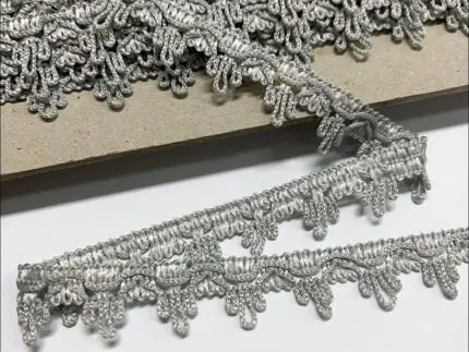 Taśma ozdobna 18mm szara (T-18)