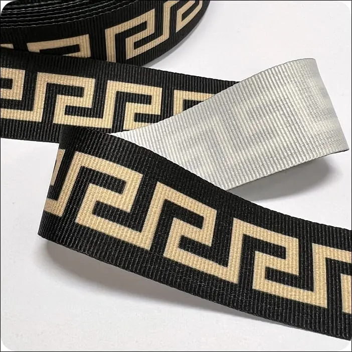 tasma-ozdobna-30mm-na-lampasy-czarno-bezowa Taśma ozdobna 30mm na lampasy CZARNO-BEŻOWA