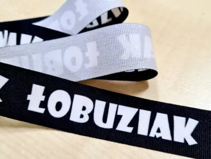 Taśma ozdobna LAMPASOWA z napisem ŁOBUZIAK
