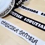Taśma ozdobna LAMPASOWA z napisem ŁOBUZIARA