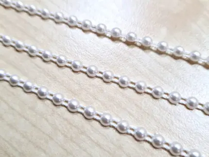 TAŚMA OZDOBNA PEREŁKOWA - ŁAŃCUSZEK