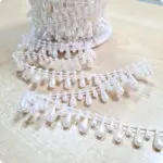 TAŚMA OZDOBNA PEREŁKOWA - SOPELKI