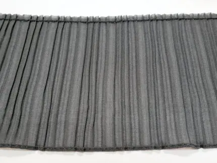 Taśma ozdobna PLISA szer. 110mm CIEMNOSZARA