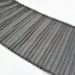 Taśma ozdobna PLISA szer. 110mm CIEMNOSZARA