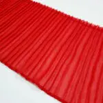 Taśma ozdobna PLISA szer. 110mm CZERWONA