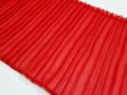 Taśma ozdobna PLISA szer. 110mm CZERWONA