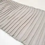 Taśma ozdobna PLISA szer. 140mm JASNOSZARA