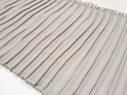 Taśma ozdobna PLISA szer. 140mm JASNOSZARA