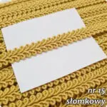 Taśma ozdobna TAPICERSKA BAWEŁNIANA BT-9 - 1m