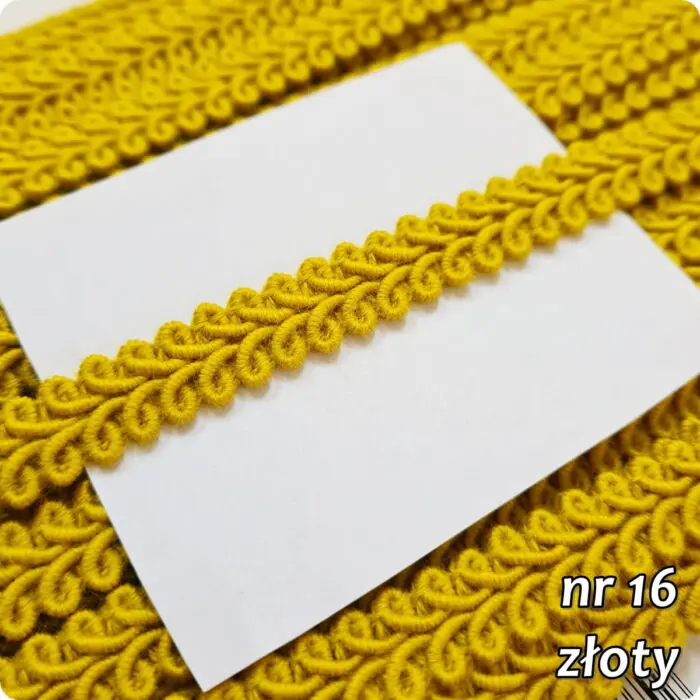 Taśma ozdobna TAPICERSKA BAWEŁNIANA BT-9 - 1m