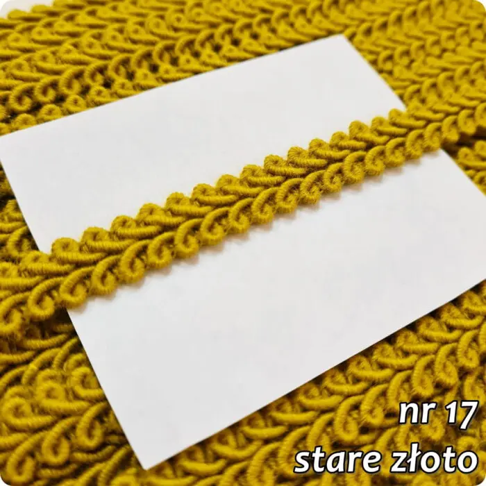 Taśma ozdobna TAPICERSKA BAWEŁNIANA BT-9 - 1m