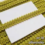 Taśma ozdobna TAPICERSKA BAWEŁNIANA BT-9 - 1m