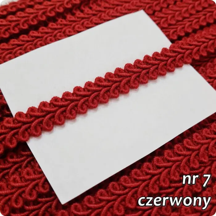 Taśma ozdobna TAPICERSKA BAWEŁNIANA BT-9 - 1m