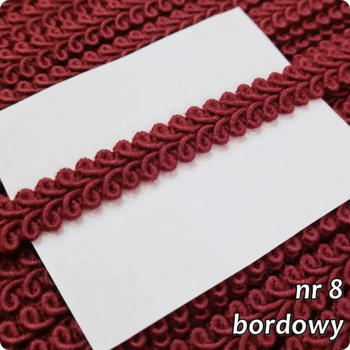 Taśma ozdobna TAPICERSKA BAWEŁNIANA BT-9 - 1m