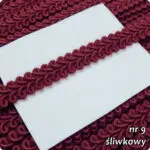 Taśma ozdobna TAPICERSKA BAWEŁNIANA BT-9 - 1m
