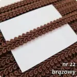 Taśma ozdobna TAPICERSKA BAWEŁNIANA BT-9 - 1m