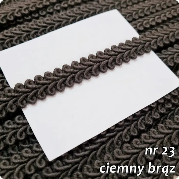 Taśma ozdobna TAPICERSKA BAWEŁNIANA BT-9 - 1m