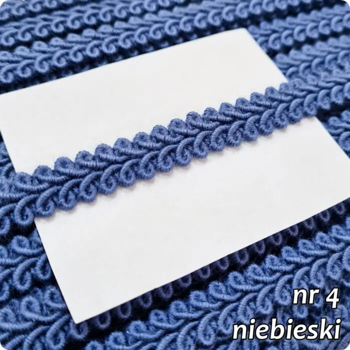 Taśma ozdobna TAPICERSKA BAWEŁNIANA BT-9 - 1m