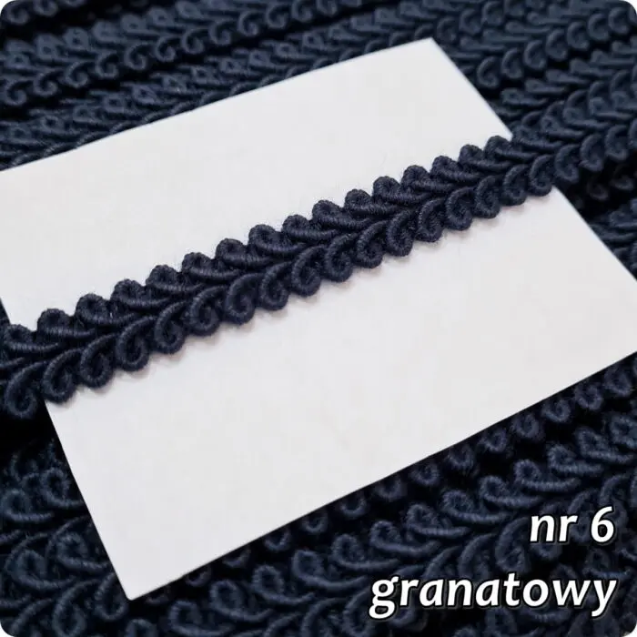 Taśma ozdobna TAPICERSKA BAWEŁNIANA BT-9 - 1m