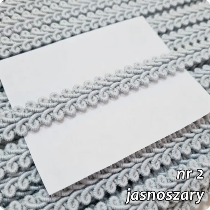 Taśma ozdobna TAPICERSKA BAWEŁNIANA BT-9 - 1m