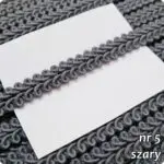 Taśma ozdobna TAPICERSKA BAWEŁNIANA BT-9 - 1m