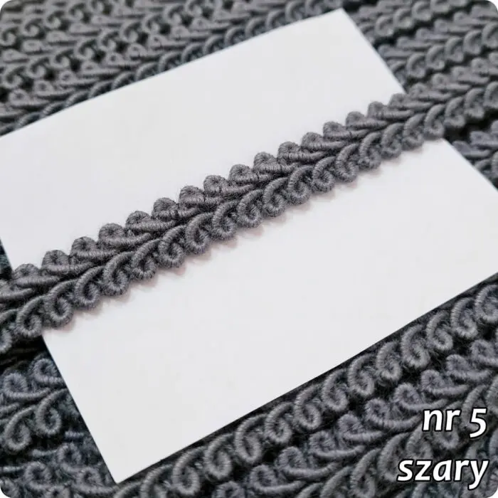 Taśma ozdobna TAPICERSKA BAWEŁNIANA BT-9 - 1m