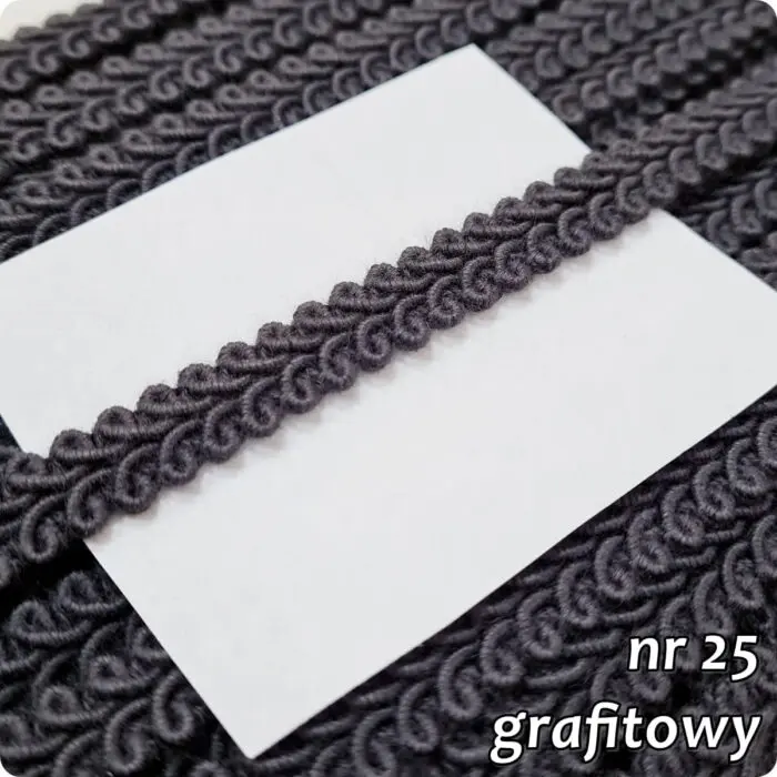 Taśma ozdobna TAPICERSKA BAWEŁNIANA BT-9 - 1m