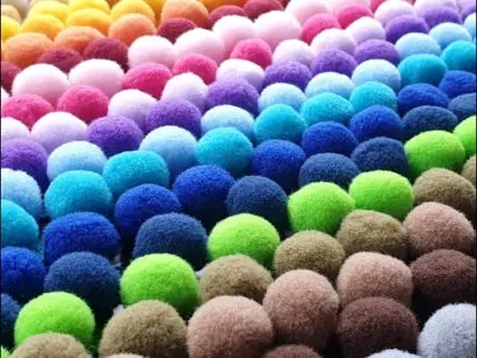 TAŚMA z POMPONAMI 4cm - opakowanie 10 metrów