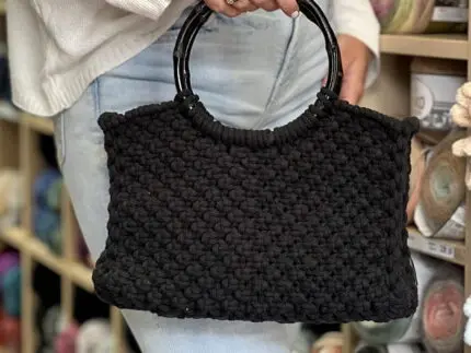 Torebka Czarna z podszewką