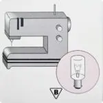 Uniwersalna ŻARÓWKA do maszyn do szycia (101)