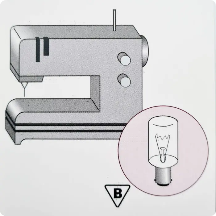 Uniwersalna ŻARÓWKA do maszyn do szycia (101)