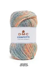 Włóczka DMC CONFETTI 100g/355m wełna, akryl