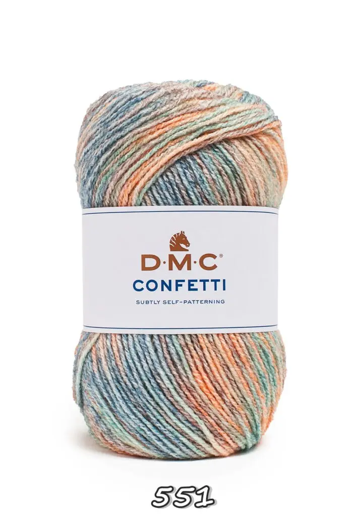 Włóczka DMC CONFETTI 100g/355m wełna, akryl